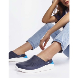 Crocs Literide Clog 462 Navy White sokszínű