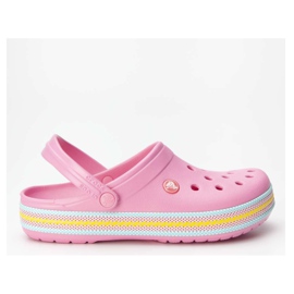 Crocs Crocband Sportkábel Clog 669 Pink Limonádé sokszínű