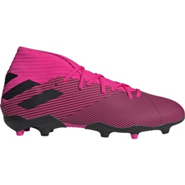 Futballcipő adidas Nemeziz 19.3 Fg M F34388 pink rózsaszín fekete