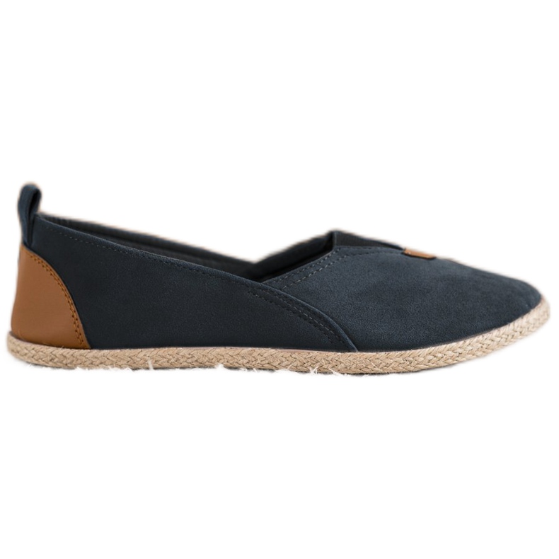 SHELOVET Navy blue Slipons kék