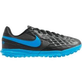 Futballcipő Nike Tiempo Legend 8 Club Tf Jr AT5883 004 fekete Futballcipő Nike Tiempo Legend 8 Club Tf Jr AT5883 004 fekete