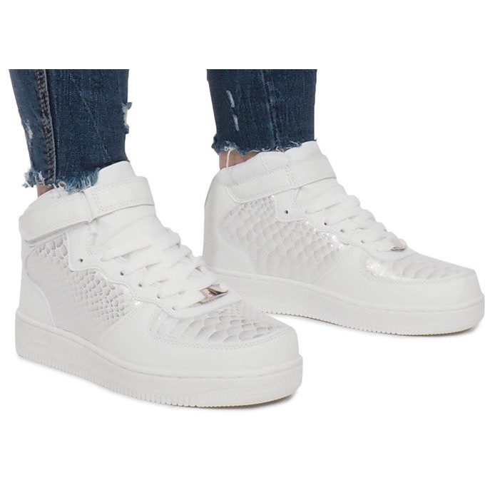 Fehér High Force One cipők sokszínű