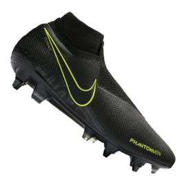 Nike Phantom Vsn Elite Df SG-Pro Ac M AO3264-007 futballcipő fekete fekete