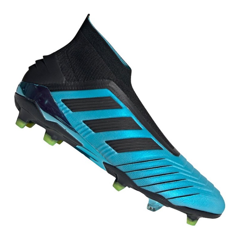 Adidas Predator 19+ Fg M F35613 futballcipő kék kék