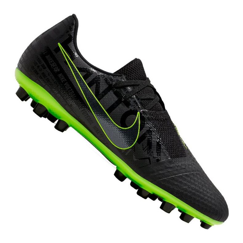 Nike Phantom Vnm Akadémia Ag M CK0410-007 futballcipő fekete fekete