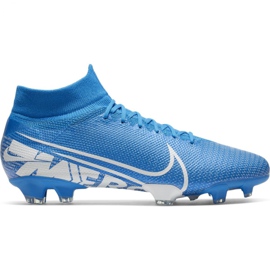 Nike Mercurial Superfly 7 Pro Fg M AT5382 414 futballcipő kék Nike Mercurial Superfly 7 Pro Fg M AT5382 414 futballcipő kék