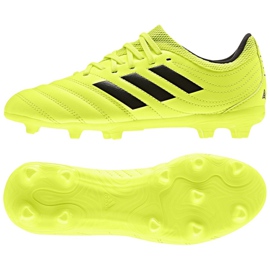 Adidas Copa 19.3 Fg Jr F35466 futballcipő sárga sárga