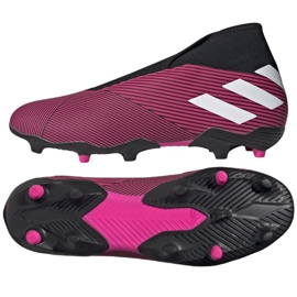 Adidas Nemeziz 19.3 Ll Fg M EF0372 futballcipő rózsaszín sokszínű