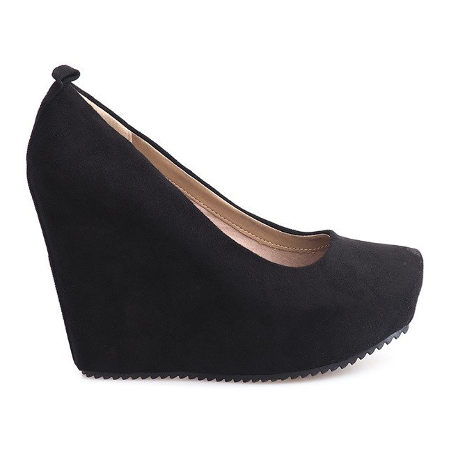 Velúr szivattyúk a Wedge 066 Fekete színben