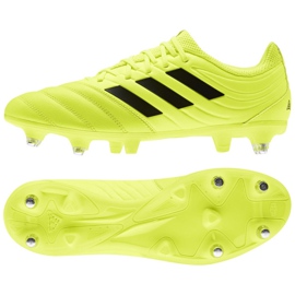 Adidas Copa 19.3 Sg M F35449 futballcipő sárga sárga Adidas Copa 19.3 Sg M F35449 futballcipő sárga sárga