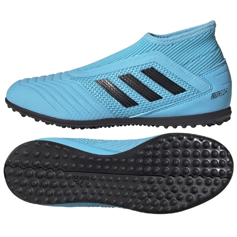 Adidas Predator 19.3 Ll Tf Jr EF9041 futballcipő kék kék Adidas Predator 19.3 Ll Tf Jr EF9041 futballcipő kék kék
