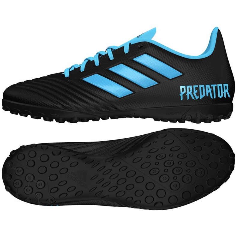 Adidas Predator 19.4 Tf M F35636 futballcipő fekete fekete