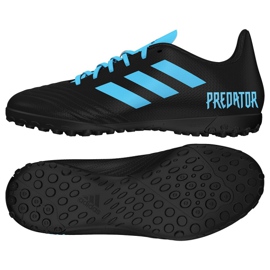 Adidas Predator 19.4 Tf Jr G25826 futballcipő sokszínű fekete Adidas Predator 19.4 Tf Jr G25826 futballcipő sokszínű fekete