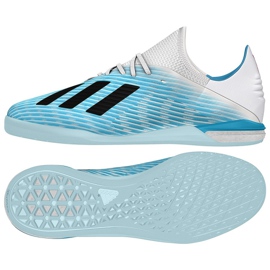 Belső cipő adidas X 19.1 In M G25754 kék kék Belső cipő adidas X 19.1 In M G25754 kék kék