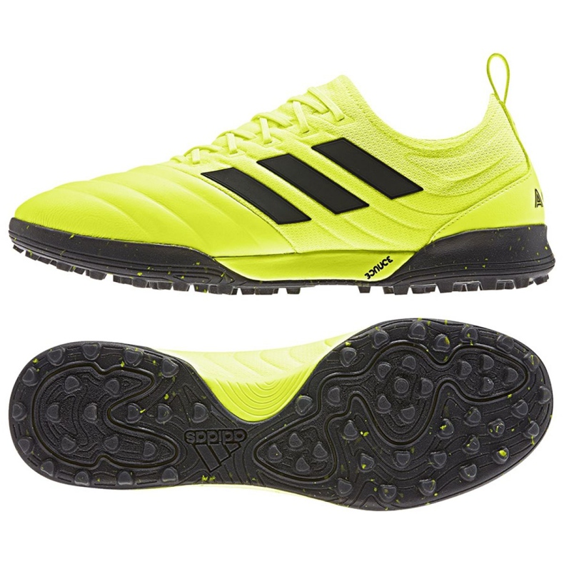Adidas Copa 19.1 Tf M F35511 futballcipő sárga sárga