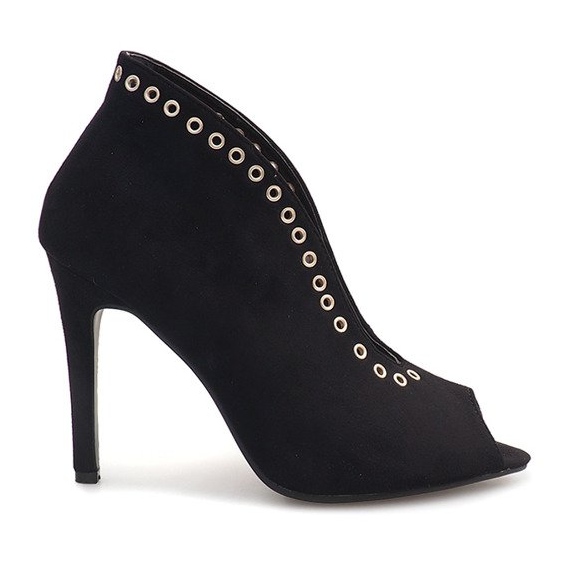 Csizma magas sarkú velúr 1907 fekete Csizma magas sarkú velúr 1907 fekete