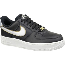Nike Air Force 1 '07 Metallic W AR0642-002 cipő fekete