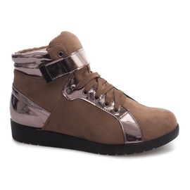 Meleg cipők 2026-18 Khaki sokszínű zöld