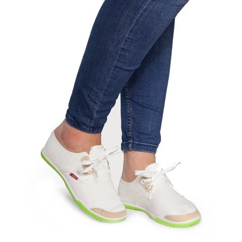 Lycra BL181 fehér csúszós cipők