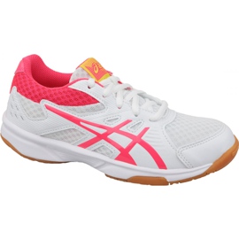 Asics Upcourt 3 Gs Jr 1074A005-104 röplabda cipő sokszínű fehér Asics Upcourt 3 Gs Jr 1074A005-104 röplabda cipő sokszínű fehér