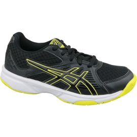 Asics Upcourt 3 Gs Jr 1074A005-003 röplabda cipő fekete fekete Asics Upcourt 3 Gs Jr 1074A005-003 röplabda cipő fekete fekete