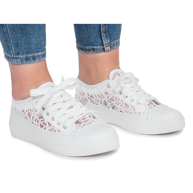 Dolita fehér áttört cipők Dolita fehér áttört cipők