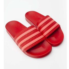 Adidas Adilette W 185 Scarlet Flash piros skarlát Adidas Adilette W 185 Scarlet Flash piros skarlát