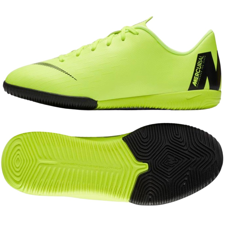 Nike Mercurial VaporX 12 Academy Gs Ic Jr AJ3101 701 zöld cipő