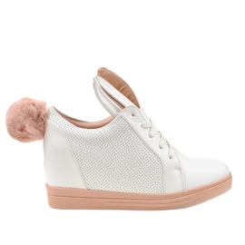 Fehér cipők az éknyuszikon H6211-9 Fehér cipők az éknyuszikon H6211-9