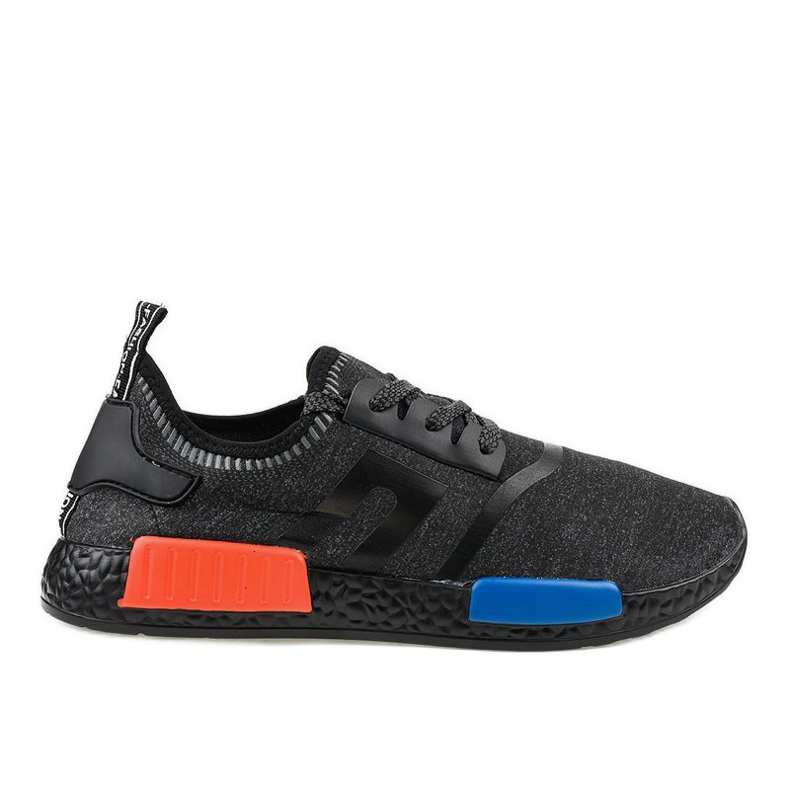 Fekete MD01A-6 sportcipő