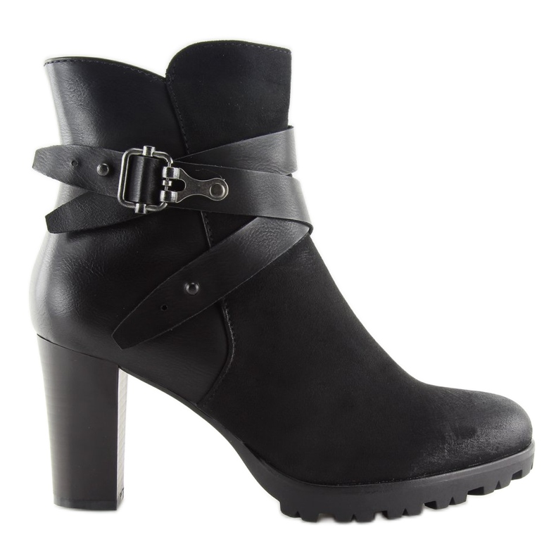 Fekete 8287 Fekete magassarkú