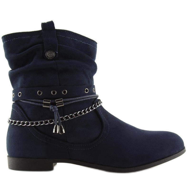 Navy blue csizma 3767 Blue sötétkék