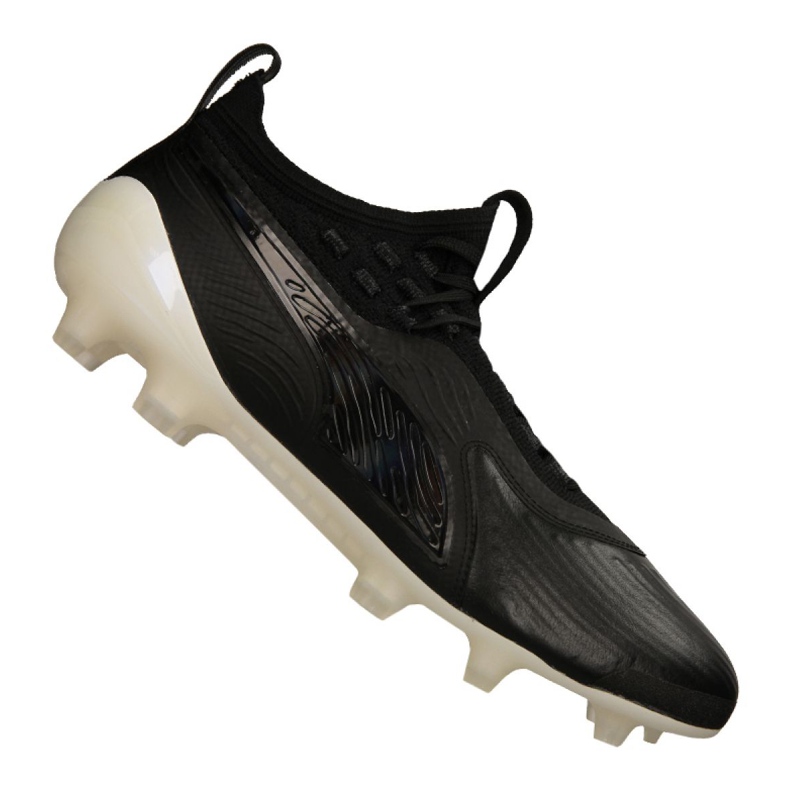 Puma One 19.1 Lth Fg / Ag M 105479 02 futballcipő fekete fekete