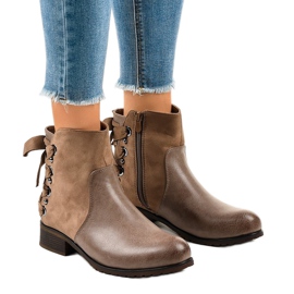 Khaki velúr szigetelésű csizma C562 sokszínű zöld Khaki velúr szigetelésű csizma C562 sokszínű zöld