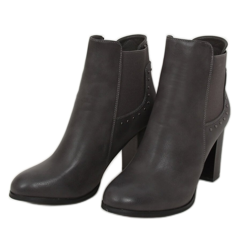 Klasszikus szürke magassarkú szürke 88097 Szürke