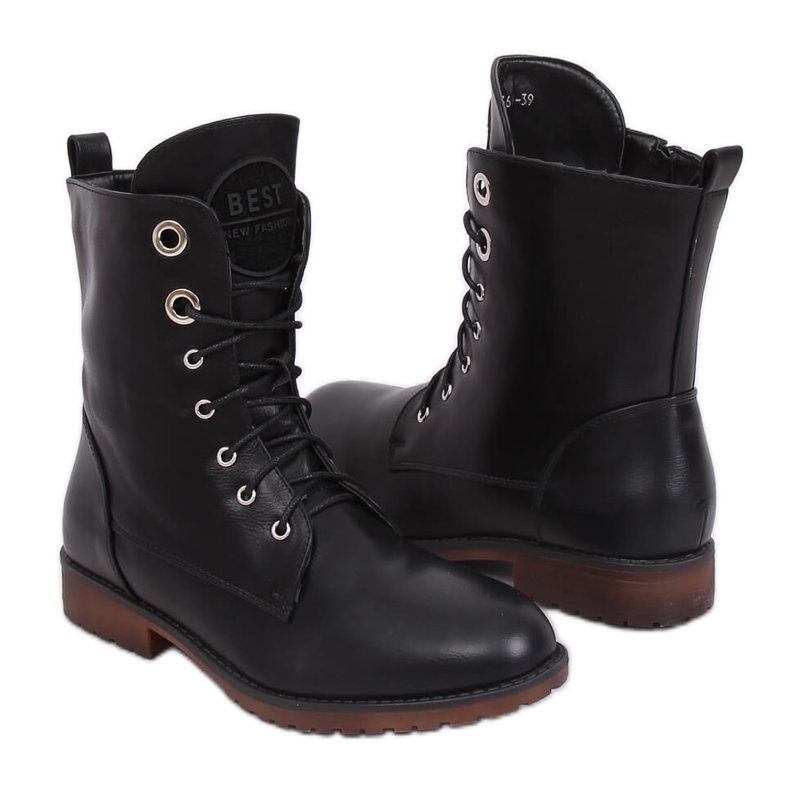 Fekete Workery csizma W361 Fekete