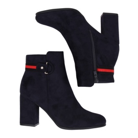 Navy blue magas sarkú csizma NC923 Navy sötétkék