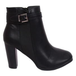 Fekete F815-2 Fekete magas sarkú csizma Fekete F815-2 Fekete magas sarkú csizma