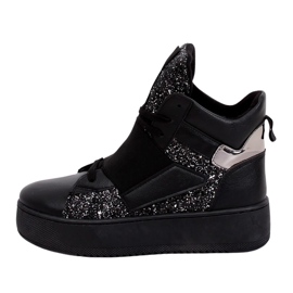 Fekete cipők LA56 Fekete Fekete cipők LA56 Fekete