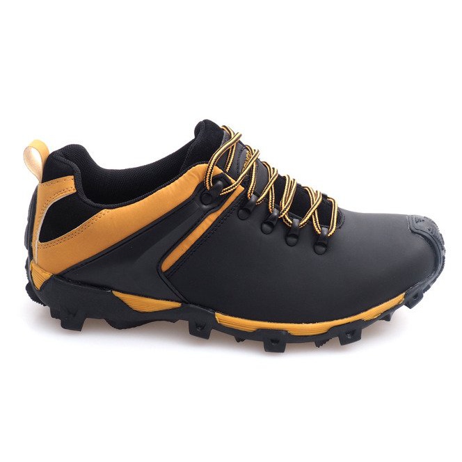 Trekking Boots Bőr Nat HLD911 Fekete