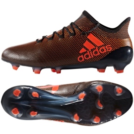 Cipő adidas X 17.1 Fg M S82288 fekete -piros sokszínű
