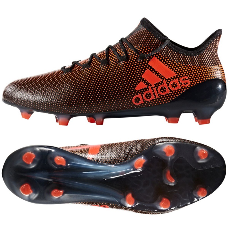 Cipő adidas X 17.1 Fg M S82288 fekete -piros sokszínű