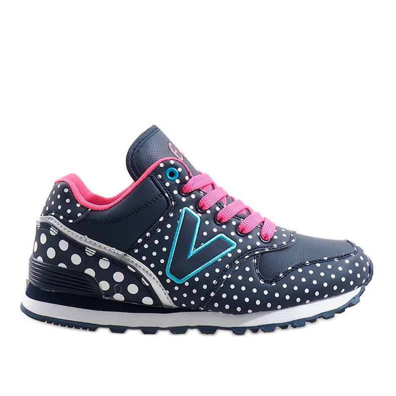 Navy blue sportcipő B1573-3 sötétkék szürke