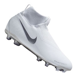 Nike Phantom Vsn Academy Df Mg Jr AO3287-100 futballcipő fehér fehér