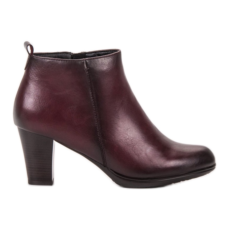 Vinceza Alacsony sarkú csizma piros