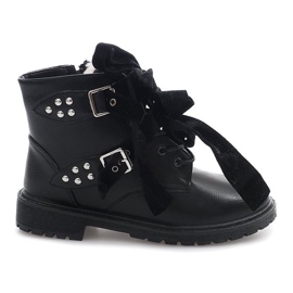 Meleg extravagáns csizma TL0129-1 fekete Meleg extravagáns csizma TL0129-1 fekete