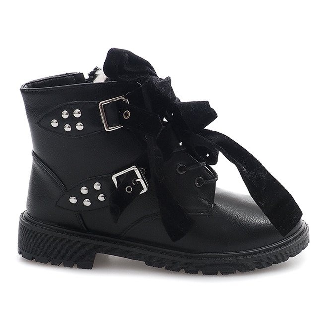 Meleg extravagáns csizma TL0129-1 fekete