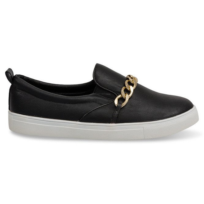 Cipők Slip On L-57 Black fekete