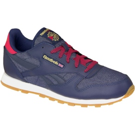 Reebok Classic Leather Dg Jr AR2042 kék Reebok Classic Leather Dg Jr AR2042 kék