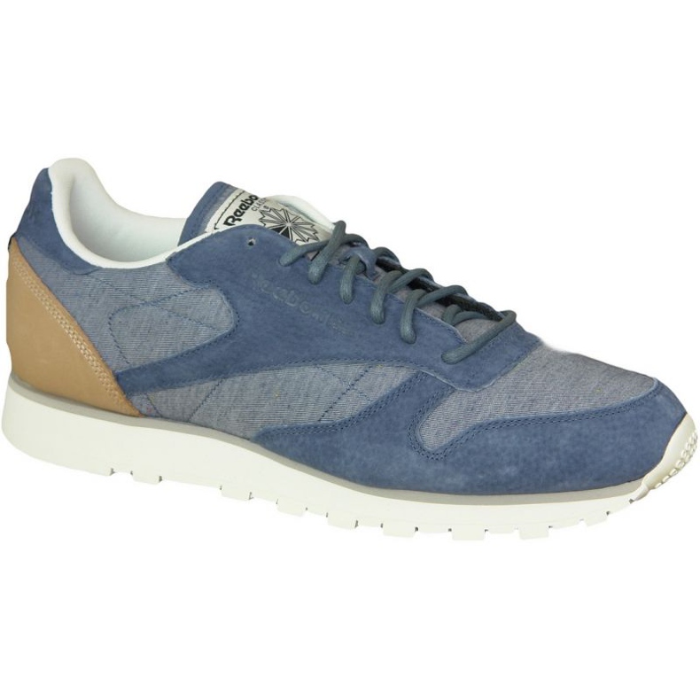 Reebok Cl Leather Fleck M AQ9722 kék Reebok Cl Leather Fleck M AQ9722 kék